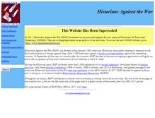 Tablet Screenshot of historiansagainstwar.org
